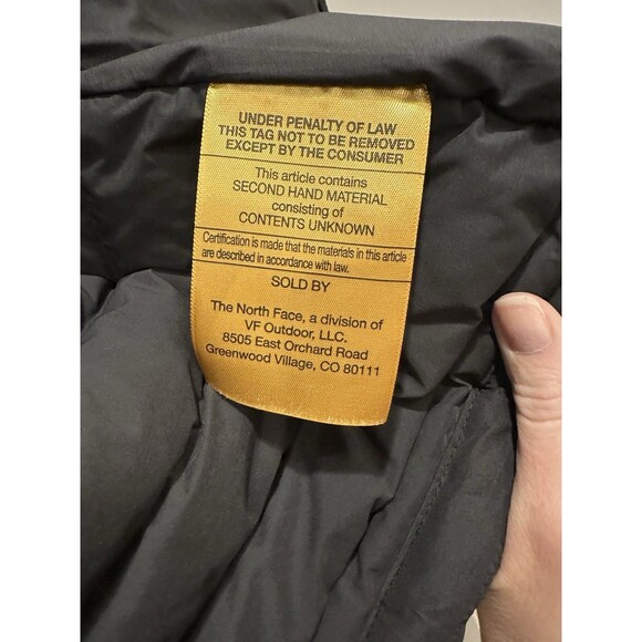 Women's The North Face Belleview Stretch Plus Down Jacket Coat Black 1X EUC! - Picture 11 of 16